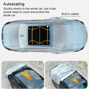 Automatic Retractable SUV Universal Sunshade Snow-proof Dust-proof Cover, Size:S
