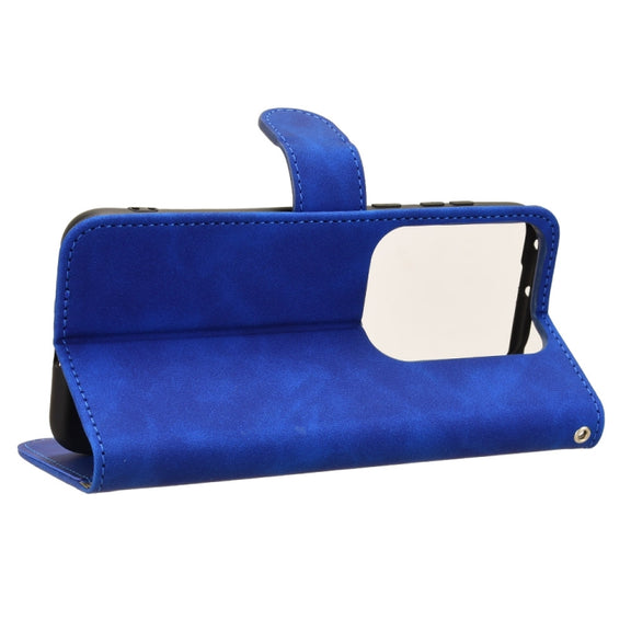 For Huawei Pura 70 Pro Skin Feel Magnetic Flip Leather Phone Case(Blue)