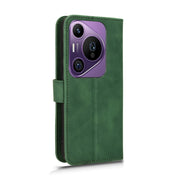 For Huawei Pura 70 Pro Skin Feel Magnetic Flip Leather Phone Case(Green)