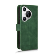 For Huawei Pura 70 Skin Feel Magnetic Flip Leather Phone Case(Green)
