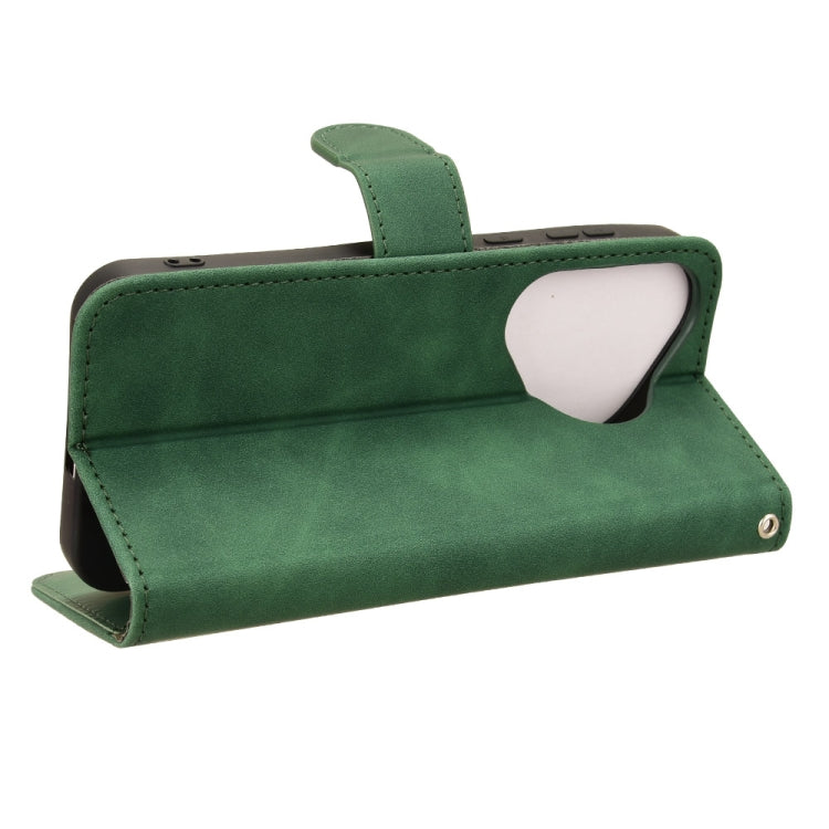 For Huawei Pura 70 Skin Feel Magnetic Flip Leather Phone Case(Green)