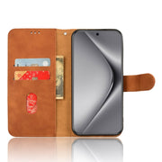 For Huawei Pura 70 Skin Feel Magnetic Flip Leather Phone Case(Brown)