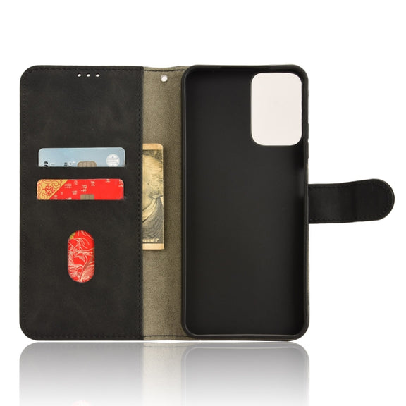 For Motorola Moto G Stylus 5G 2024 Skin Feel Magnetic Flip Leather Phone Case(Black)