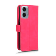 For Motorola Moto G Stylus 5G 2024 Skin Feel Magnetic Flip Leather Phone Case(Rose Red)