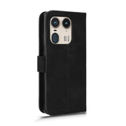 For Motorola Edge 50 Ultra Skin Feel Magnetic Flip Leather Phone Case(Black)