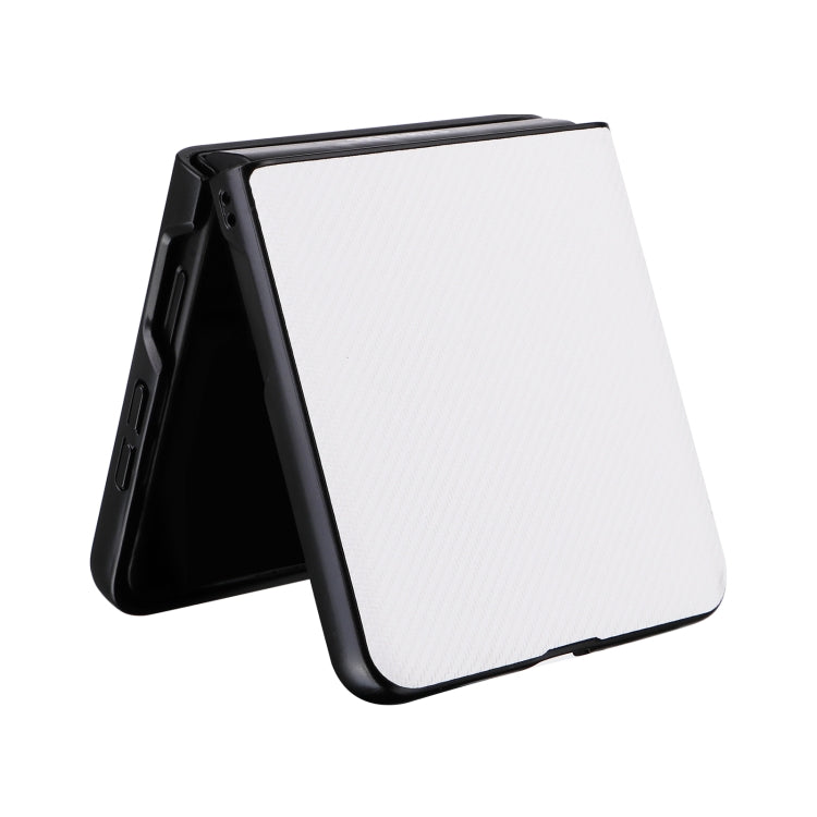 For OPPO Find N3 Flip PU Leather PC Phone Case(White)