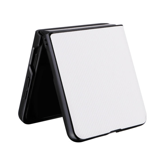 For OPPO Find N3 Flip PU Leather PC Phone Case(White)