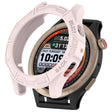 For Amazfit Cheetah / Cheetah Pro Armor Hollow Watch Protective Case(Light Pink) - Watch Cases by PMC TechLife | Online Shopping South Africa | PMC TechLife