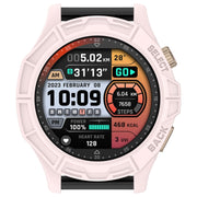 For Amazfit Cheetah / Cheetah Pro Armor Hollow Watch Protective Case(Light Pink)