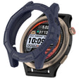 For Amazfit Cheetah / Cheetah Pro Armor Hollow Watch Protective Case(Midnight Blue) - Watch Cases by PMC TechLife | Online Shopping South Africa | PMC TechLife