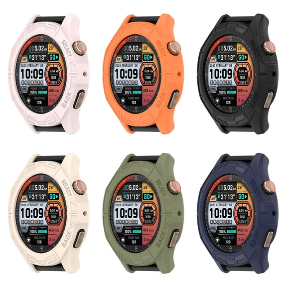 For Amazfit Cheetah / Cheetah Pro Armor Hollow Watch Protective Case(Midnight Blue)