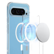 For Google Pixel 9 Pro XL MagSafe Clear Acrylic PC Hybrid TPU Phone Case(Transparent)