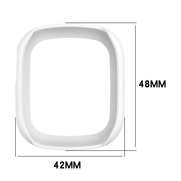 For Honor Watch 4 Half Coverage Hollow PC Watch Protective Case(Ivory White)