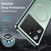For Xiaomi Redmi K60 Ultra / 13T / 13T Pro Aromatherapy Magnetic Metal Phone Case(Green)