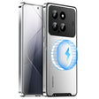 For Xiaomi 14 Aromatherapy Magnetic Metal Phone Case(Silver) - 14 Cases by PMC TechLife | Online Shopping South Africa | PMC TechLife