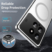 For Xiaomi 14 Aromatherapy Magnetic Metal Phone Case(Silver)