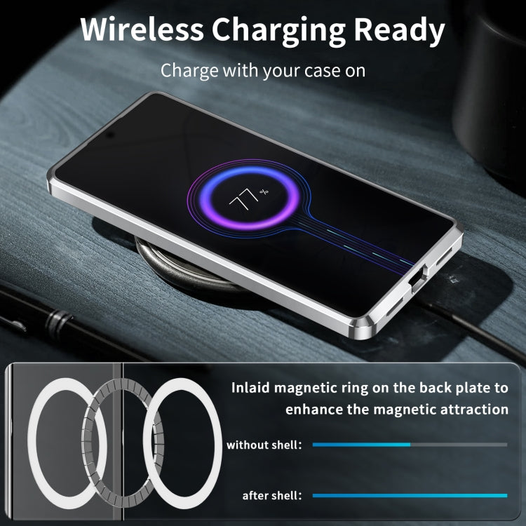 For Xiaomi 14 Aromatherapy Magnetic Metal Phone Case(Silver)