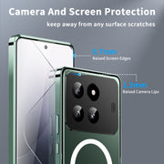 For Xiaomi 14 Pro Aromatherapy Magnetic Metal Phone Case(Green)