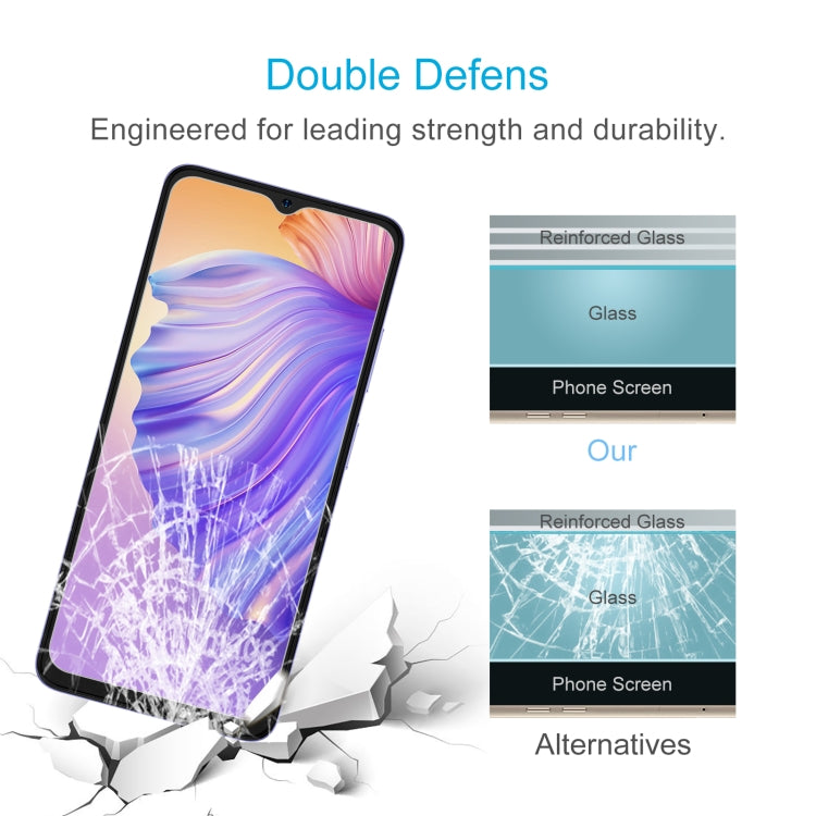 For Ulefone Note 21 10pcs 0.26mm 9H 2.5D Tempered Glass Film