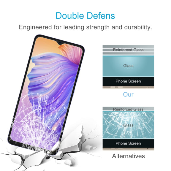 For Ulefone Note 21 10pcs 0.26mm 9H 2.5D Tempered Glass Film