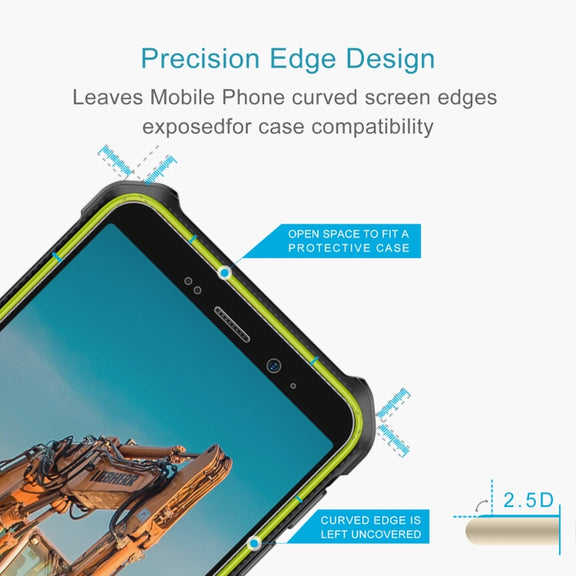 For Ulefone Armor X12 50pcs 0.26mm 9H 2.5D Tempered Glass Film