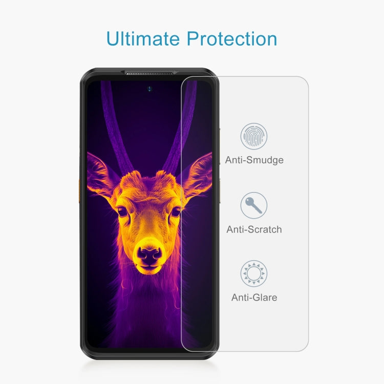 For Ulefone Armor 25T 50pcs 0.26mm 9H 2.5D Tempered Glass Film
