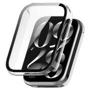 For Xiaomi Mi Band 8 Pro PC + Tempered Glass Film Integrated Watch Protective Case(Transparent)