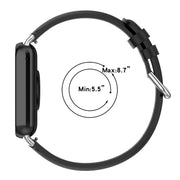For Xiaomi Mi Band 8 Pro Round Tail Genuine Leather Watch Band(Brown)