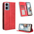 For Motorola Moto G Power 5G 2024 Magnetic Buckle Retro Texture Leather Phone Case(Red) - free shipping - PMC Jewellery - Order now!
