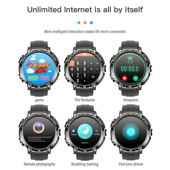 M68 Plus 1.52 inch Round Screen 2 in 1 Bluetooth Earphone Smart Watch, 512MB Memory Support Wellness Tracking(Black)