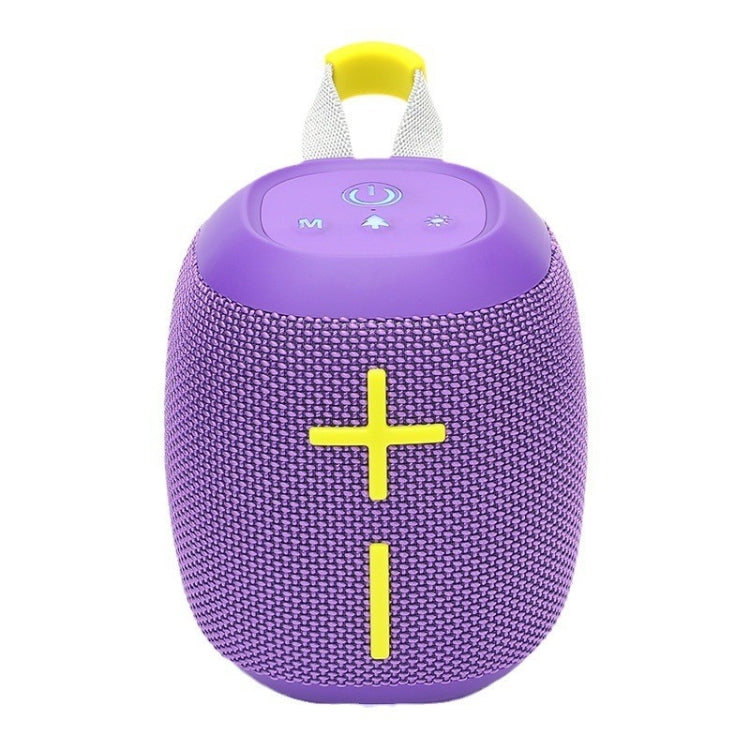 T&G TG-389 Portable Outdoor IPX5 Water-resistant Wireless Bluetooth Speaker(Purple)