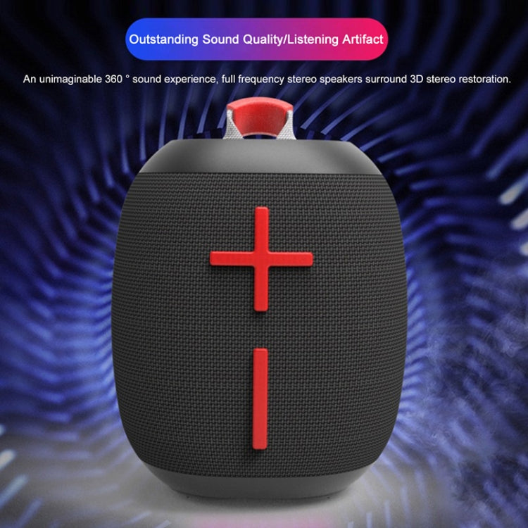 T&G TG-389 Portable Outdoor IPX5 Water-resistant Wireless Bluetooth Speaker(Grey)