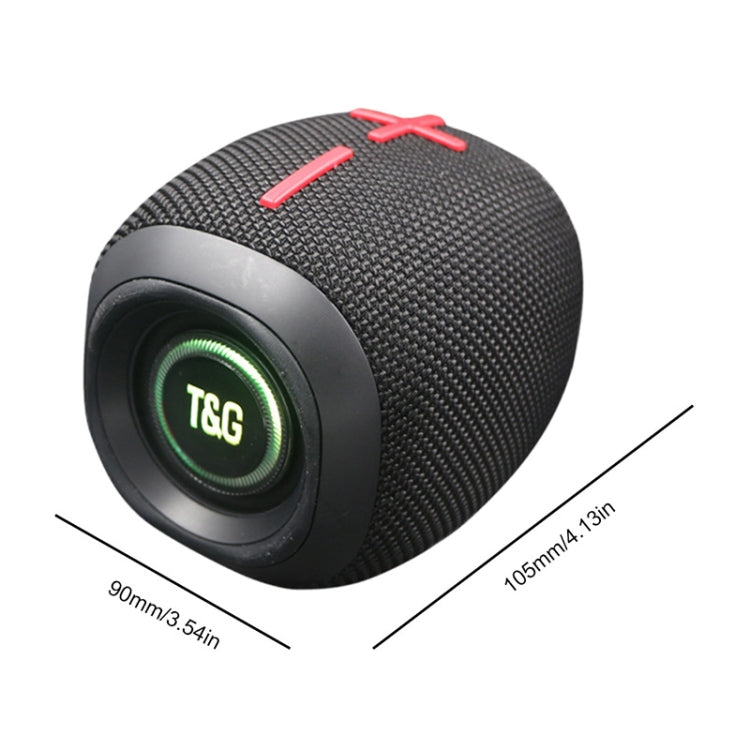 T&G TG-389 Portable Outdoor IPX5 Water-resistant Wireless Bluetooth Speaker(Grey)