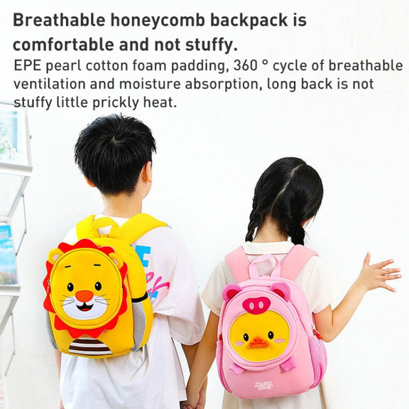 Children Cartoon Anti-Lost Small School Bag Backpack(Lion)