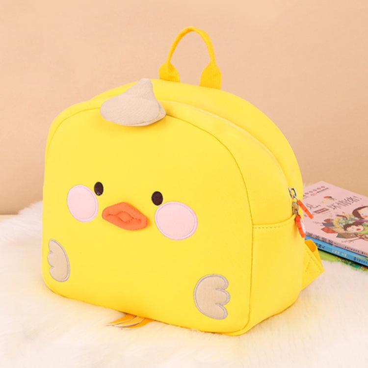 Children Cute Cartoon Anti-Lost Kindergarten School Bag(Yellow Duck Large)