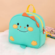 Children Cute Cartoon Anti-Lost Kindergarten School Bag(Green Dinosaur Large)