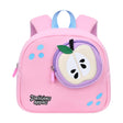 Children Cute Cartoon Anti-Lost Kindergarten School Bag(Pink Apple Medium) - Double-shoulder Bags by PMc TechLife | Online Shopping South Africa | PMc TechLife | Buy Now Pay Later Mobicred