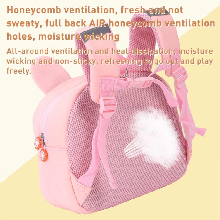 Children Cute Cartoon Anti-Lost Kindergarten School Bag(Brown Bear Medium)