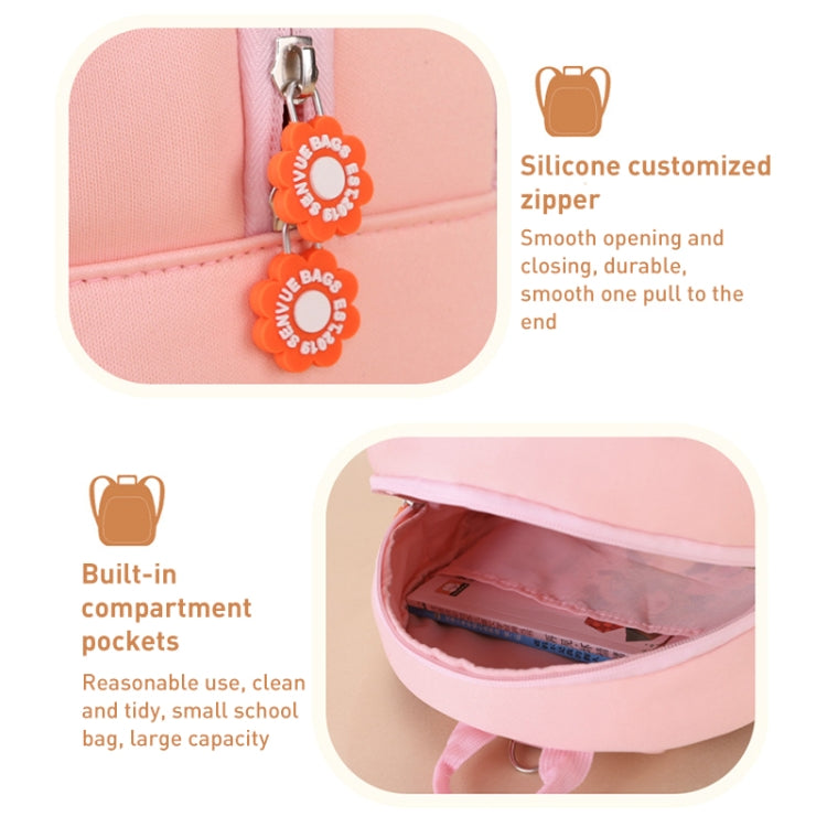Children Cute Cartoon Anti-Lost Kindergarten School Bag(Green Dinosaur Large)