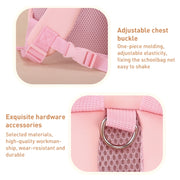 Children Cute Cartoon Anti-Lost Kindergarten School Bag(Pink Cat Medium)
