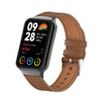 For Xiaomi Smart Band 9 Pro / 8 Pro 18mm Microfiber Sewing Leather Watch Band(Brown) - free shipping - PMc TechLife - Order now!