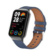 For Xiaomi Smart Band 9 Pro / 8 Pro 18mm Microfiber Sewing Leather Watch Band(Blue) - free shipping - PMc TechLife - Order now!