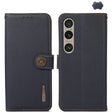 For Sony Xperia 1 VI KHAZNEH Custer Genuine Leather RFID Phone Case(Blue) - Sony Cases by PMC TechLife | Online Shopping South Africa | PMC TechLife | Buy Now Pay Later Mobicred