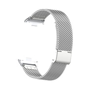For Xiaomi Mi Band 8 Pro 18mm Steel Mesh Buckle Metal Watch Band(Silver)