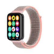 For Xiaomi Smart Band 9 Pro / 8 Pro Nylon Loop Watch Band(Pink Sand)