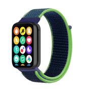 For Xiaomi Smart Band 9 Pro / 8 Pro Nylon Loop Watch Band(Lime Green)