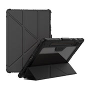 For Samsung Galaxy Tab S10 FE NILLKIN Bumper Pro Multi-angle Folding Style Tablet Leather Case(Black)