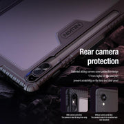 For Samsung Galaxy Tab S10 FE NILLKIN Bumper Pro Multi-angle Folding Style Tablet Leather Case(Black)
