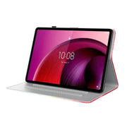 For Lenovo Tab M11 / Xiaoxin Pad 11 2024 Watercolor Pattern Flip Leather Tablet Case(Spring Cherry)
