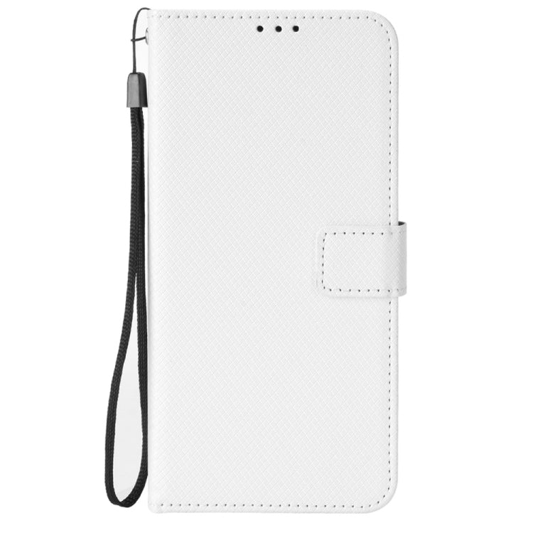 For Doogee X98 Diamond Texture Leather Phone Case(White)
